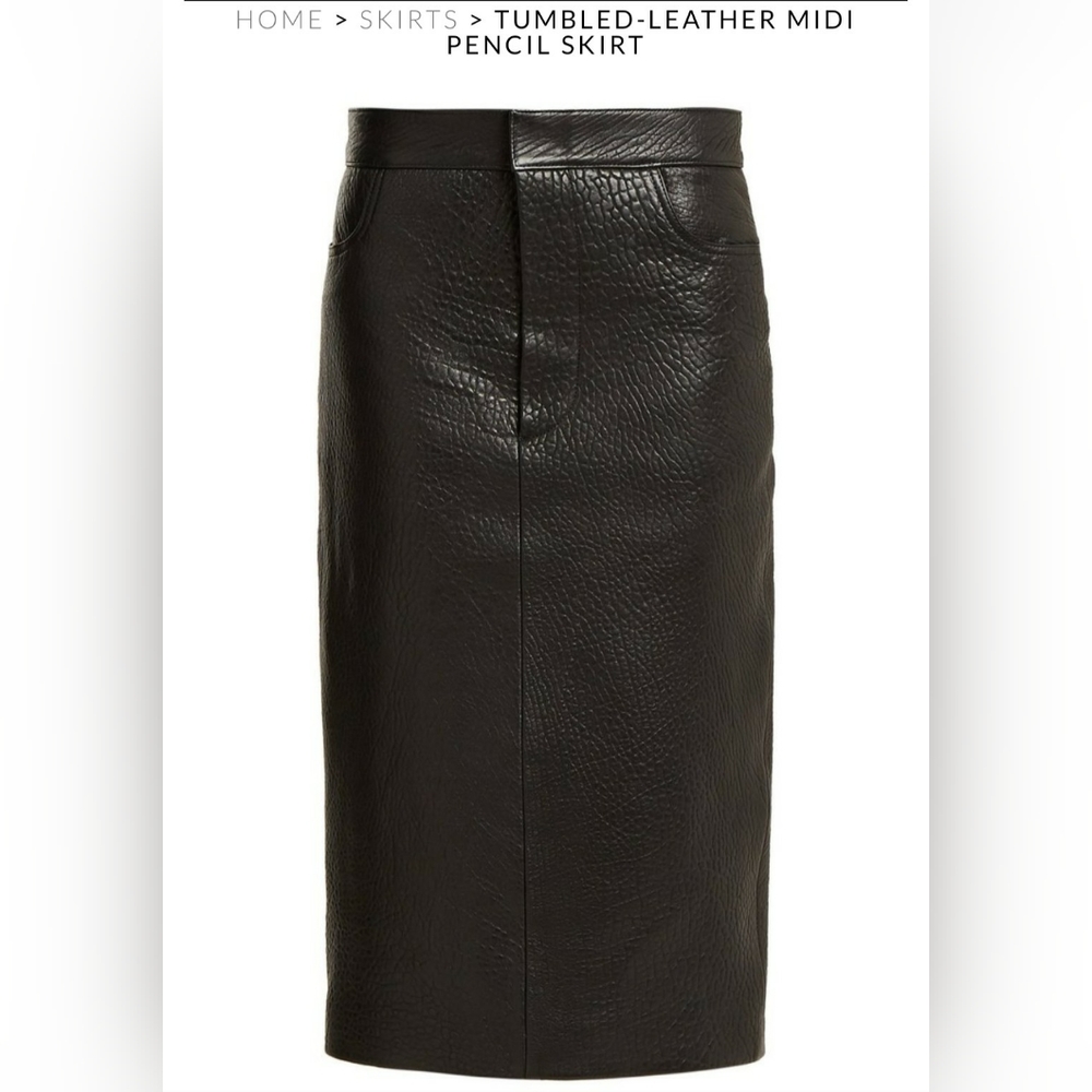 Leather skirt